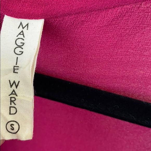 Maggie ward silk top size small - Picture 2 of 5